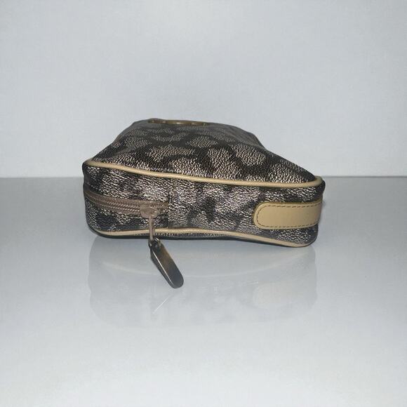 Authentic Vintage YVES SAINT LAURENT YSL PVC Gray CLUTCH BAG GREY Giraffe pouch - Picture 5 of 9